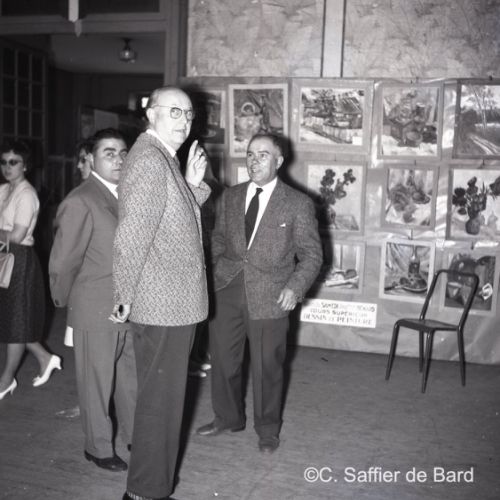 Visite d'André Claveau.