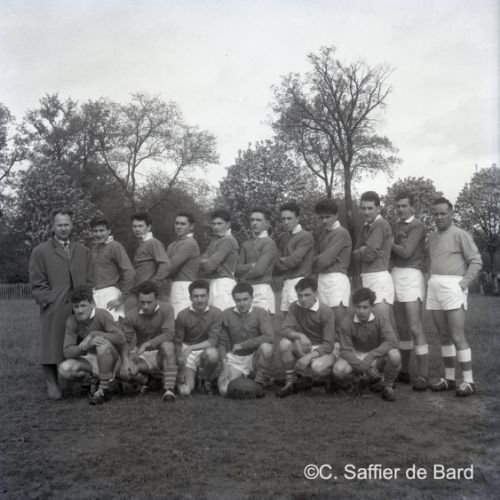 Equipe de rugby de la Poudreire d'Angoulême.