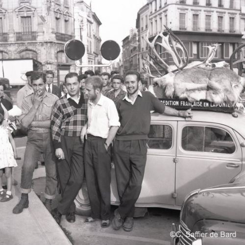 Arrivée de l'expédition 'Laponie'.