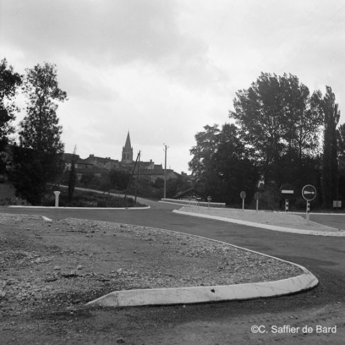 Le nouveau rond-Point de Roullet.