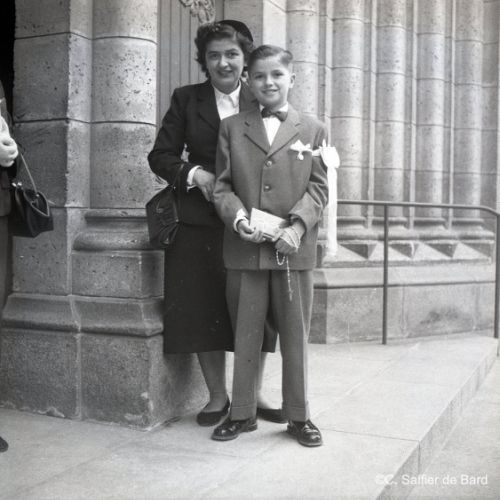 Communiants à la Chapelle d'Obezine.