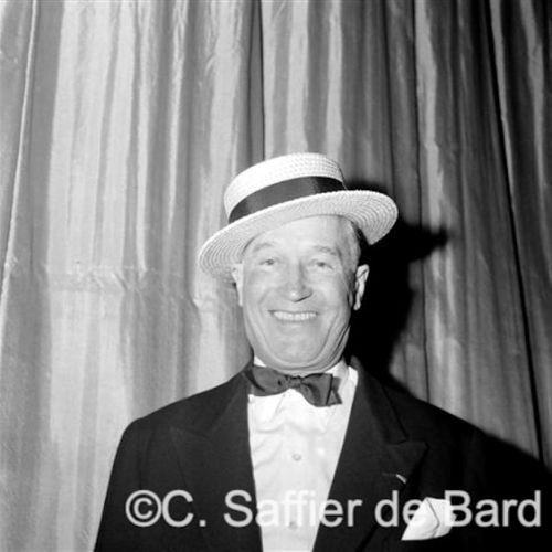 Maurice Chevalier en spectacle au cinéma Le Français à Angoulême.