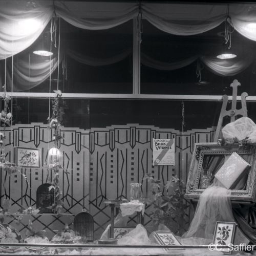 Vtrine participant au concours 'belles vitrines'.