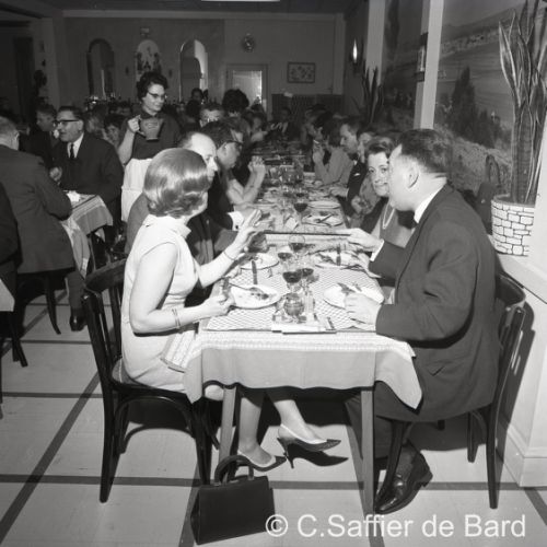 repas du club Taurin chez M. Et Mme Alemany au restaurant Le Palma.