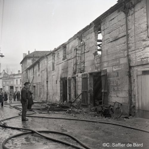 Incendie rue Trousset.