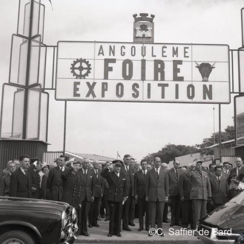 Inauguration de la Foire Exposition d'Angoulême.