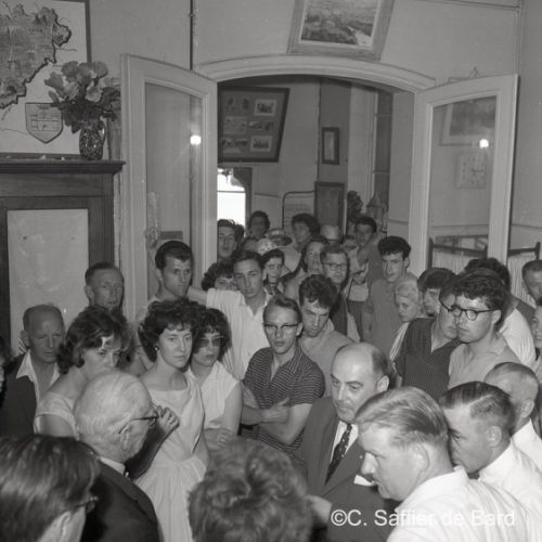 Réception d’écossais au Syndicat d’initiative d’Angoulême.