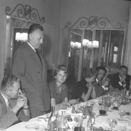 Réception de jeunes étrangers au Rotary.