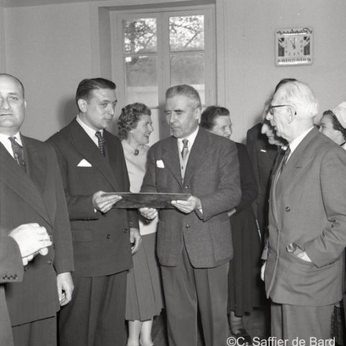 Remise du prix hôtelier à M. Gasté.