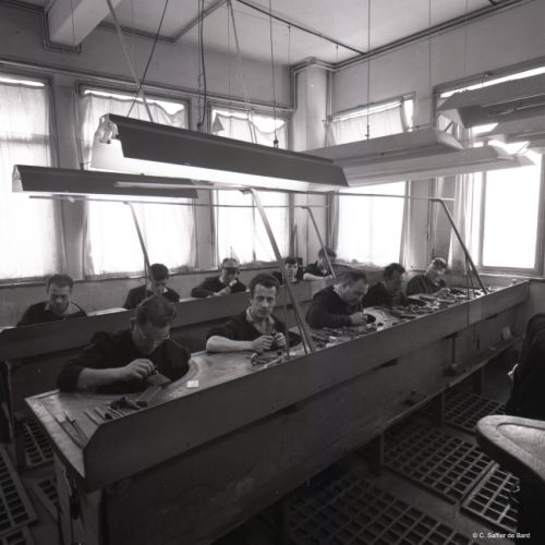 Ateliers de l’usine de bijoux Flamand.