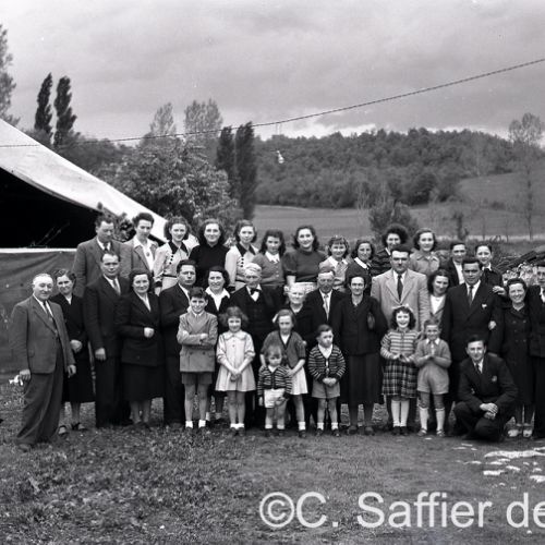 Noces d'Or de M. et Mme Moreau à Châteauneuf.