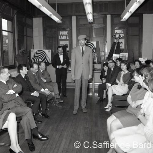 Présentation mode homme à la Chambre des Métiers d'Angoulême.