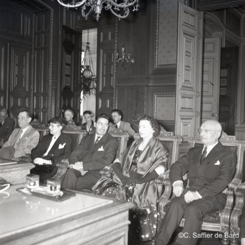 Mariage de Maître Roland Chiron , prmier adjoint et futur Maire d'Angoulême,.