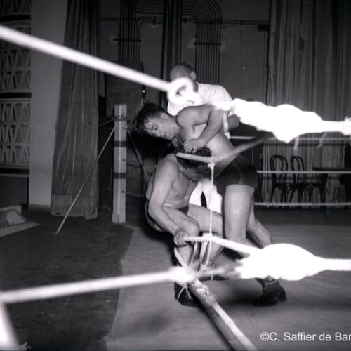 Combat de boxe au Théâtre d'Angoulême