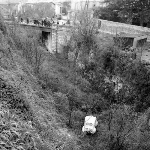 Spectaluraire accident à la Gatinee.