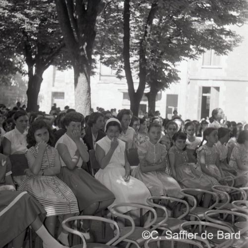 Remise des prix au lycée de jeunes filles.
