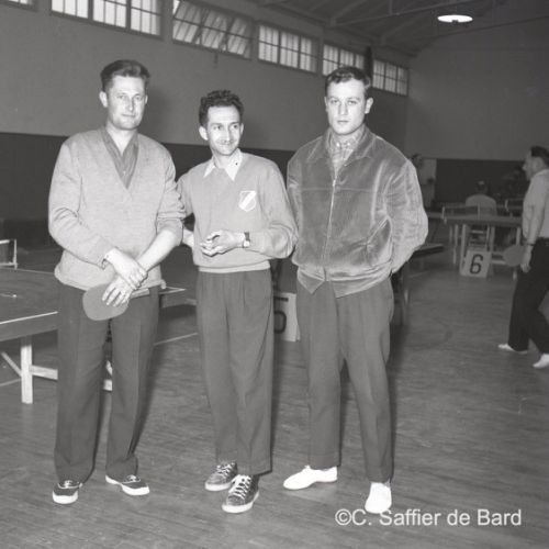 Championnat de tennis de table.