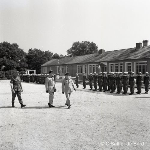 Prise d’armes à La Braconne.