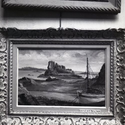 Exposition du peintre Carlu à la Galerie Lubin.