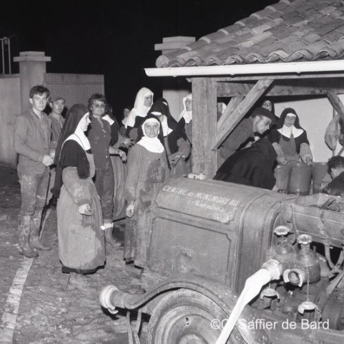Inondation à l’Abbaye de Maumont.