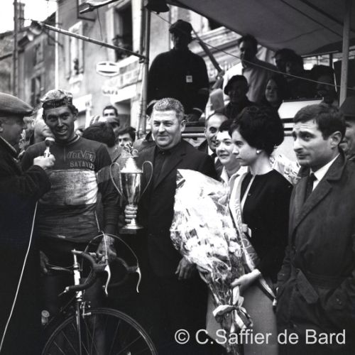 Gerbens Karstens interviewé à l'arrivée.